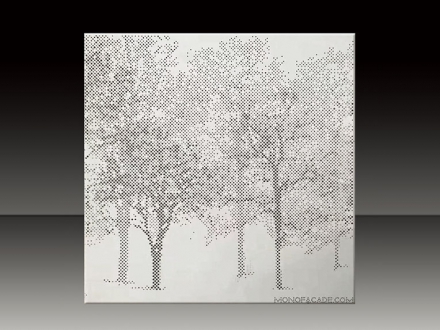 Art hollow aluminum veneer