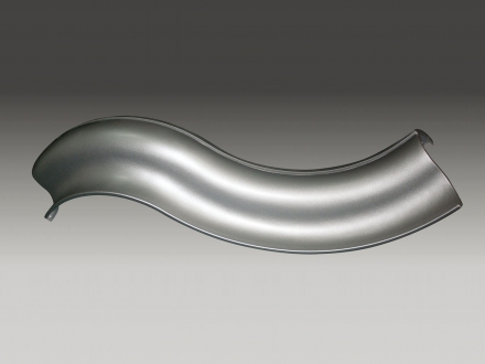 Hyperbolic aluminum veneer